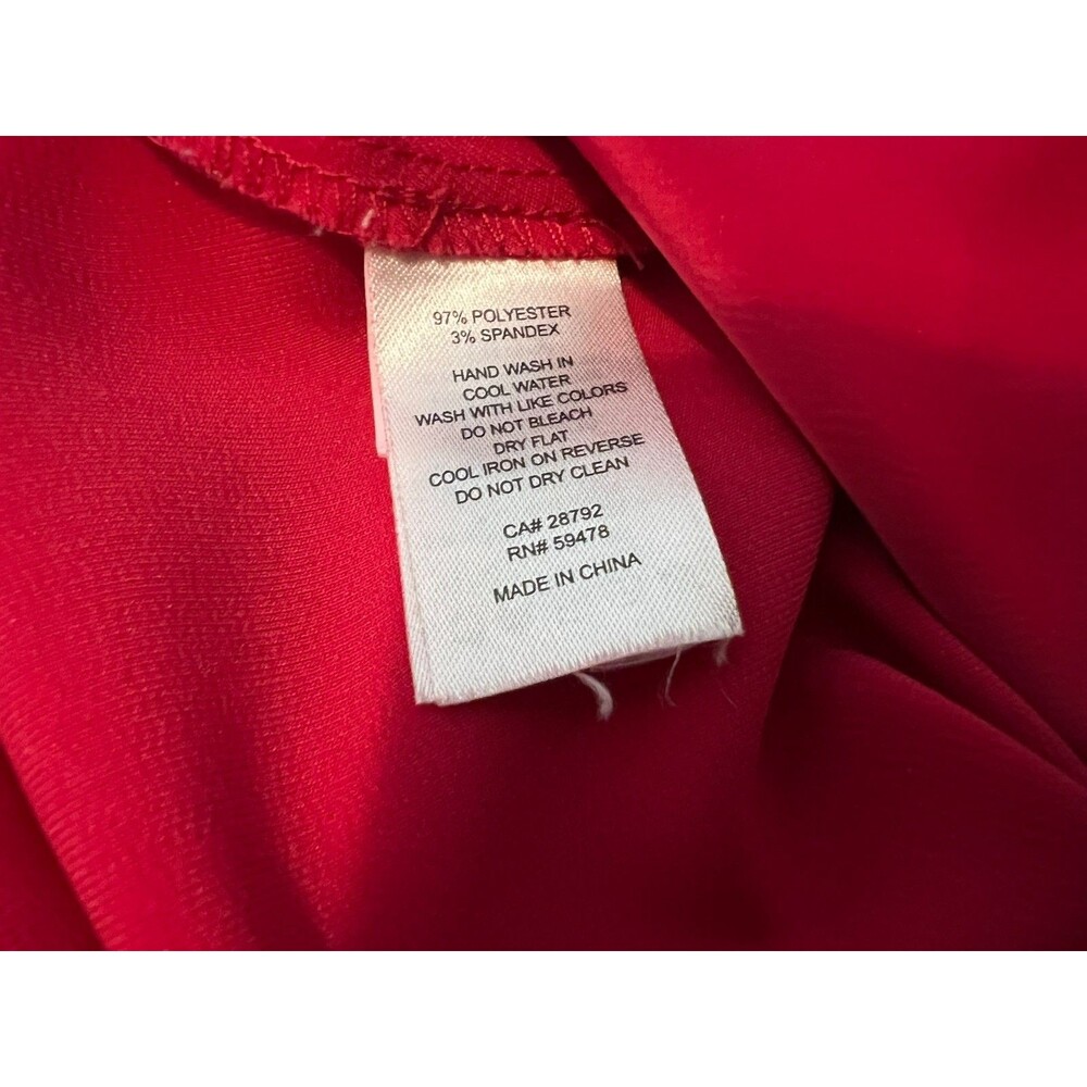 Rachel Zoe Hot Pink Bias-Cut Satin Slip Skirt  4  Barbiecore Date Night Office - Picture 10 of 13